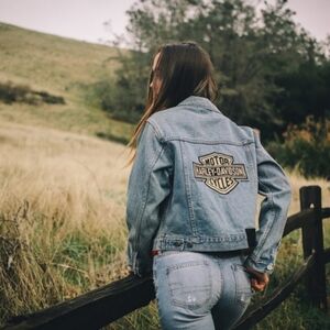 Harley Davidson Jeans Jacket size Small New Never Worn